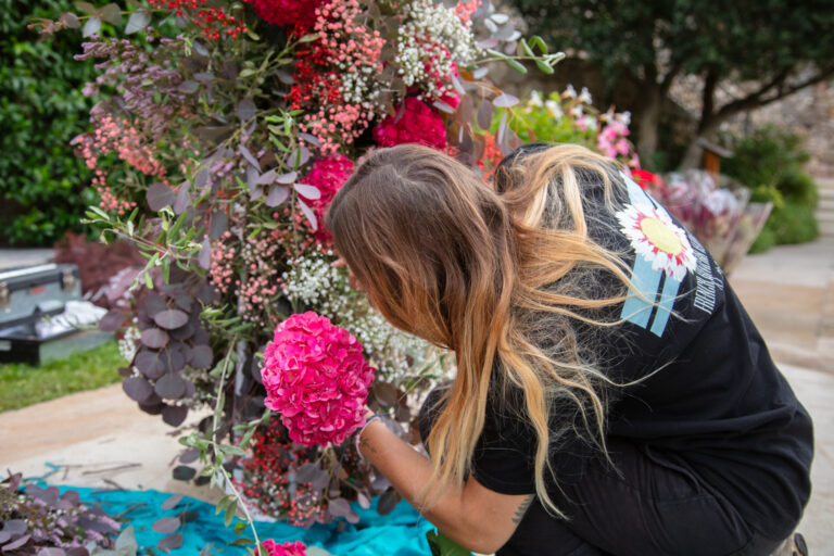 French Riviera Flowers for private wedding @ château St Martin & Spa