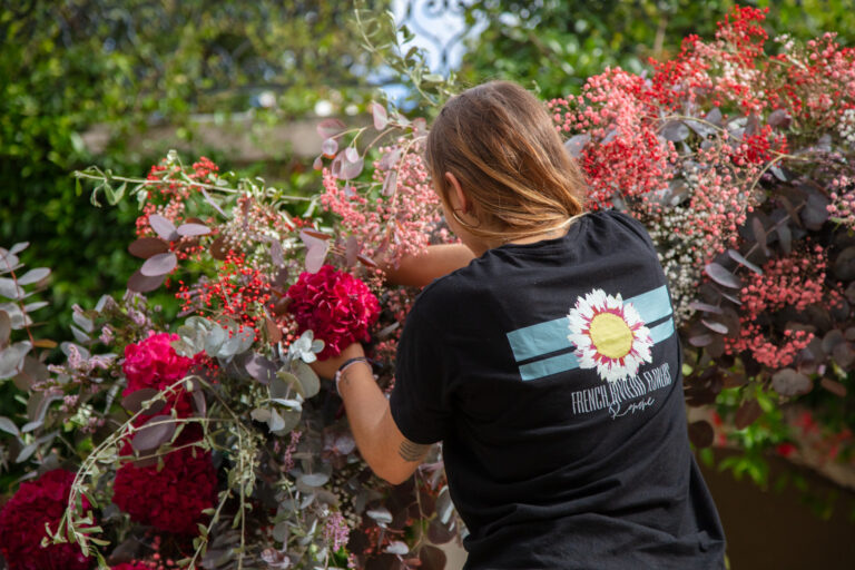 French Riviera Flowers for private wedding @ château St Martin & Spa