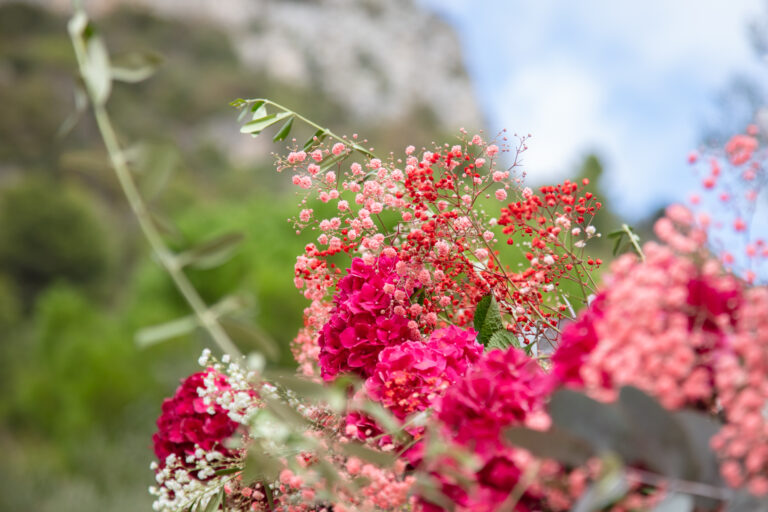 French Riviera Flowers for private wedding @ château St Martin & Spa