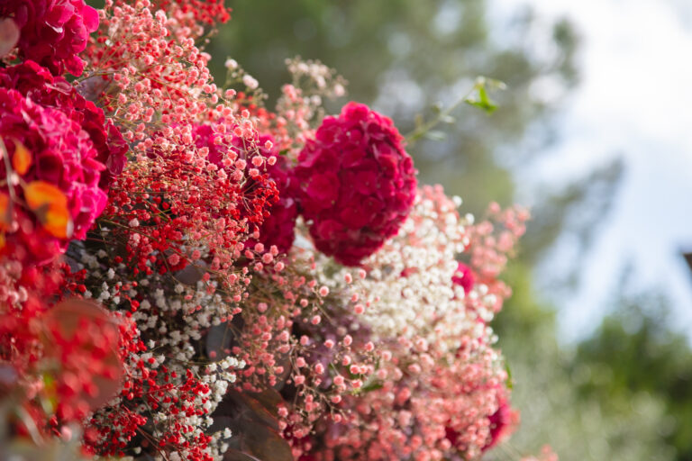 French Riviera Flowers for private wedding @ château St Martin & Spa