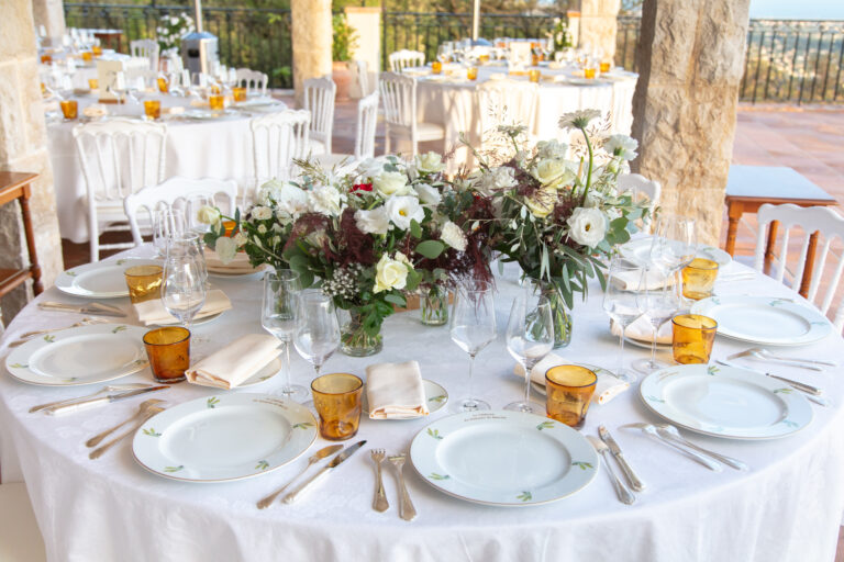 French Riviera Flowers for private wedding @ château St Martin & Spa