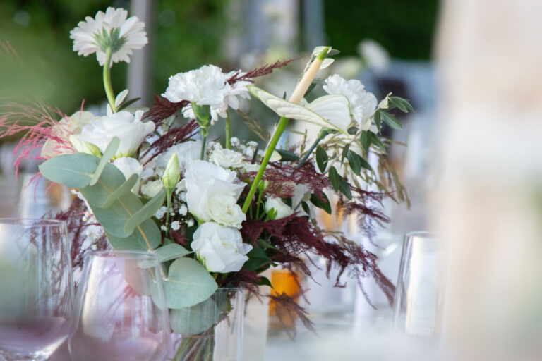 French Riviera Flowers for private wedding @ château St Martin & Spa