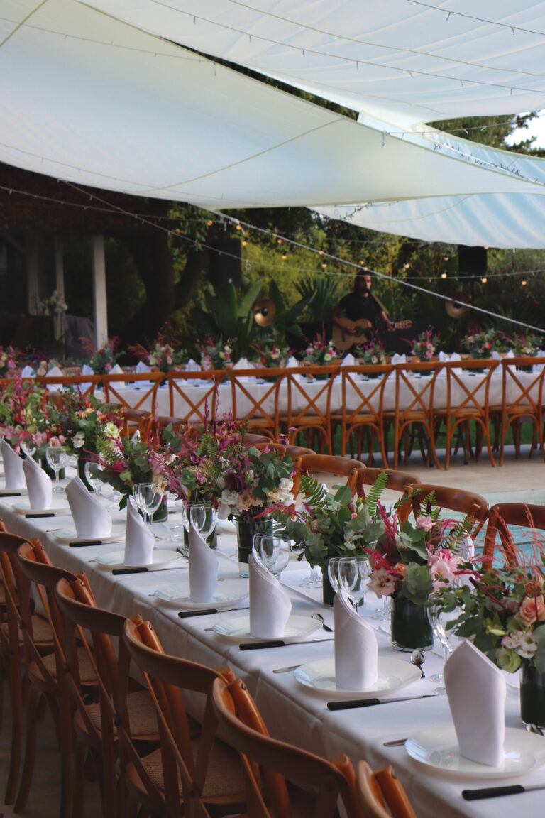 French Riviera Flowers for private wedding