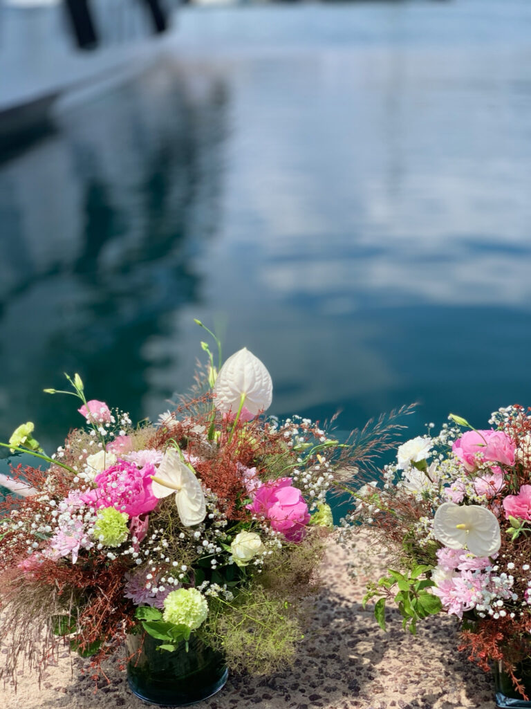 French Riviera Flowers for private yachts