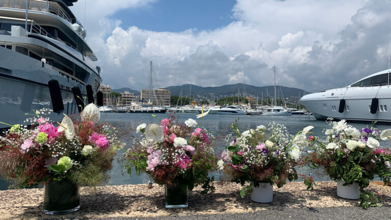 French Riviera Flowers for private yachts