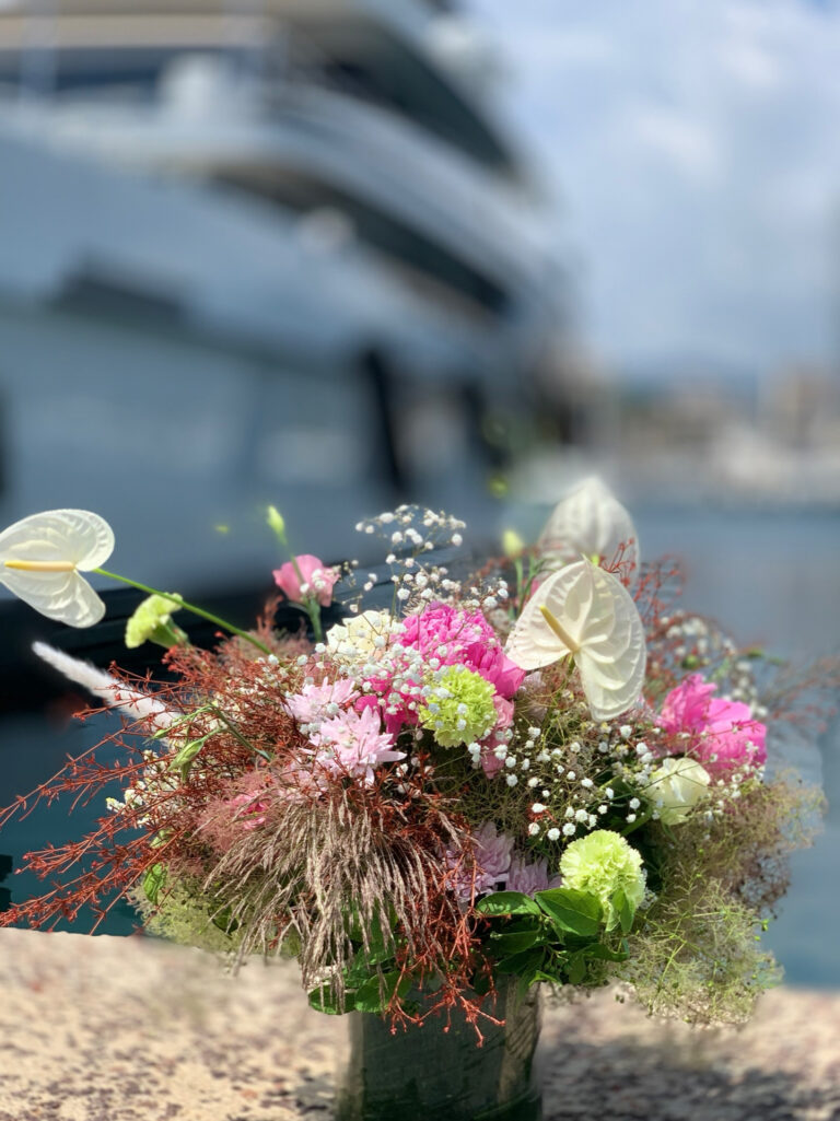 French Riviera Flowers for private yachts