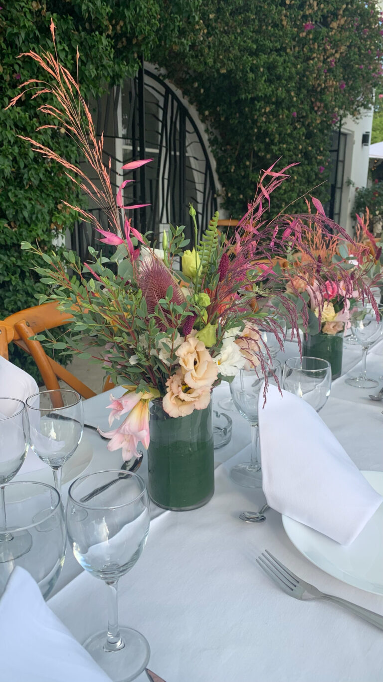 French Riviera Flowers for private wedding